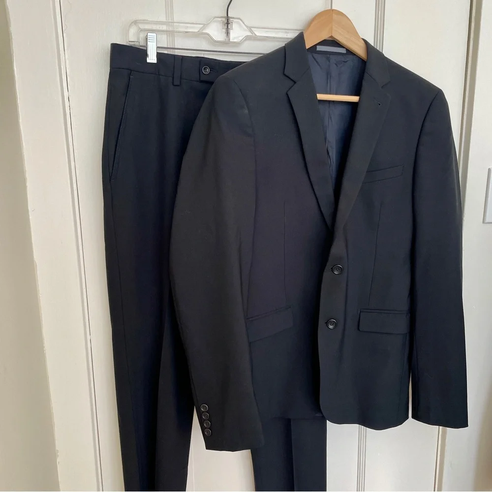 EMILE LAFAURIE Black Suit, Great Condition‎